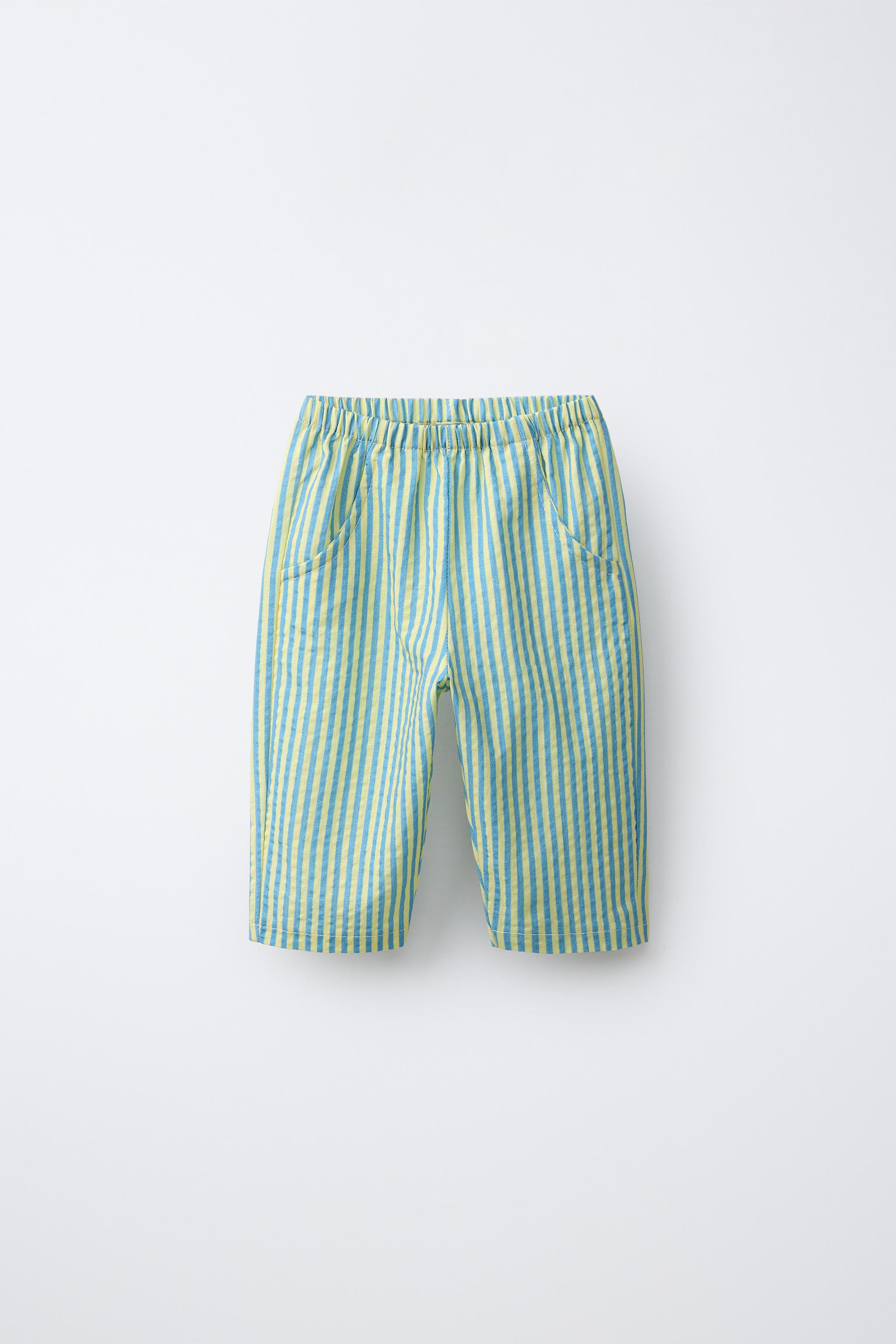 PANTALON BAGGY À RAYURES
